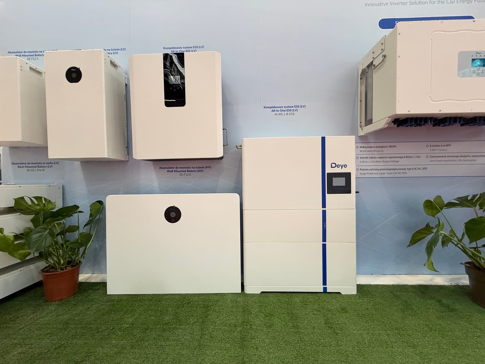 Deye - pełna gama produktów ESS na ENEX 2026