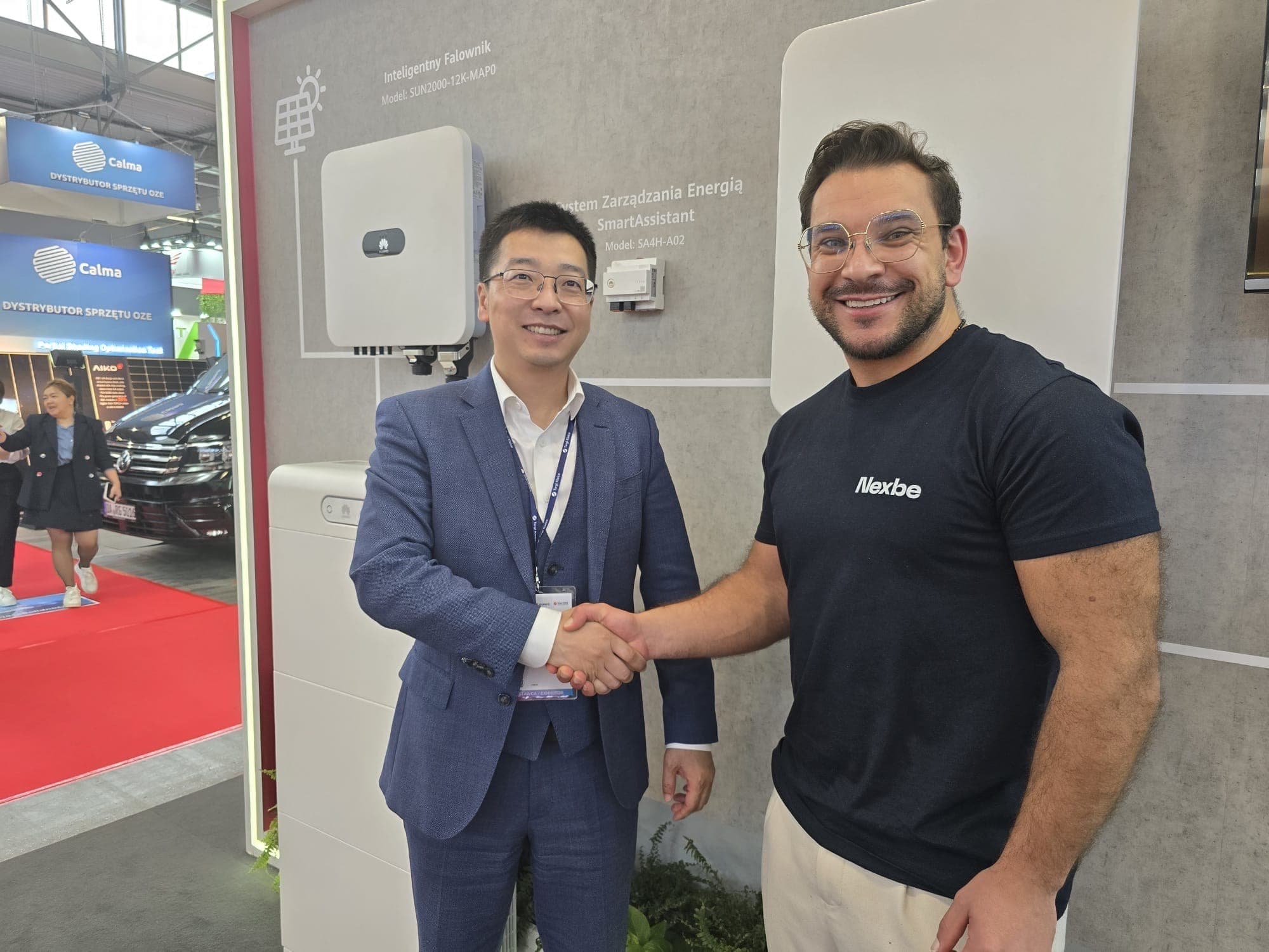 Kamil Sankowski (NEXBE) na stoisku Huawei ENEX 2026