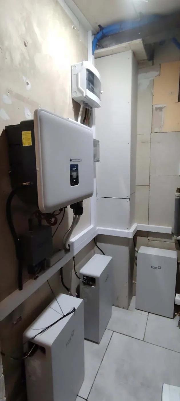 Montaż magazynu energii FoxESS 17,28 kWh w Nowy Dwór Mazowiecki (1/1)