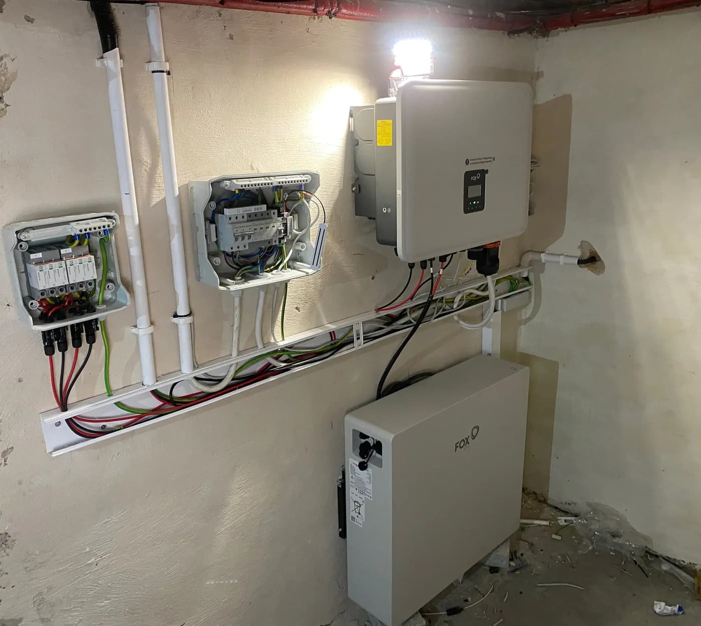 Magazyn energii FoxESS 11,52 kWh zamontowany w Opatów. Realizacja NEXBE.