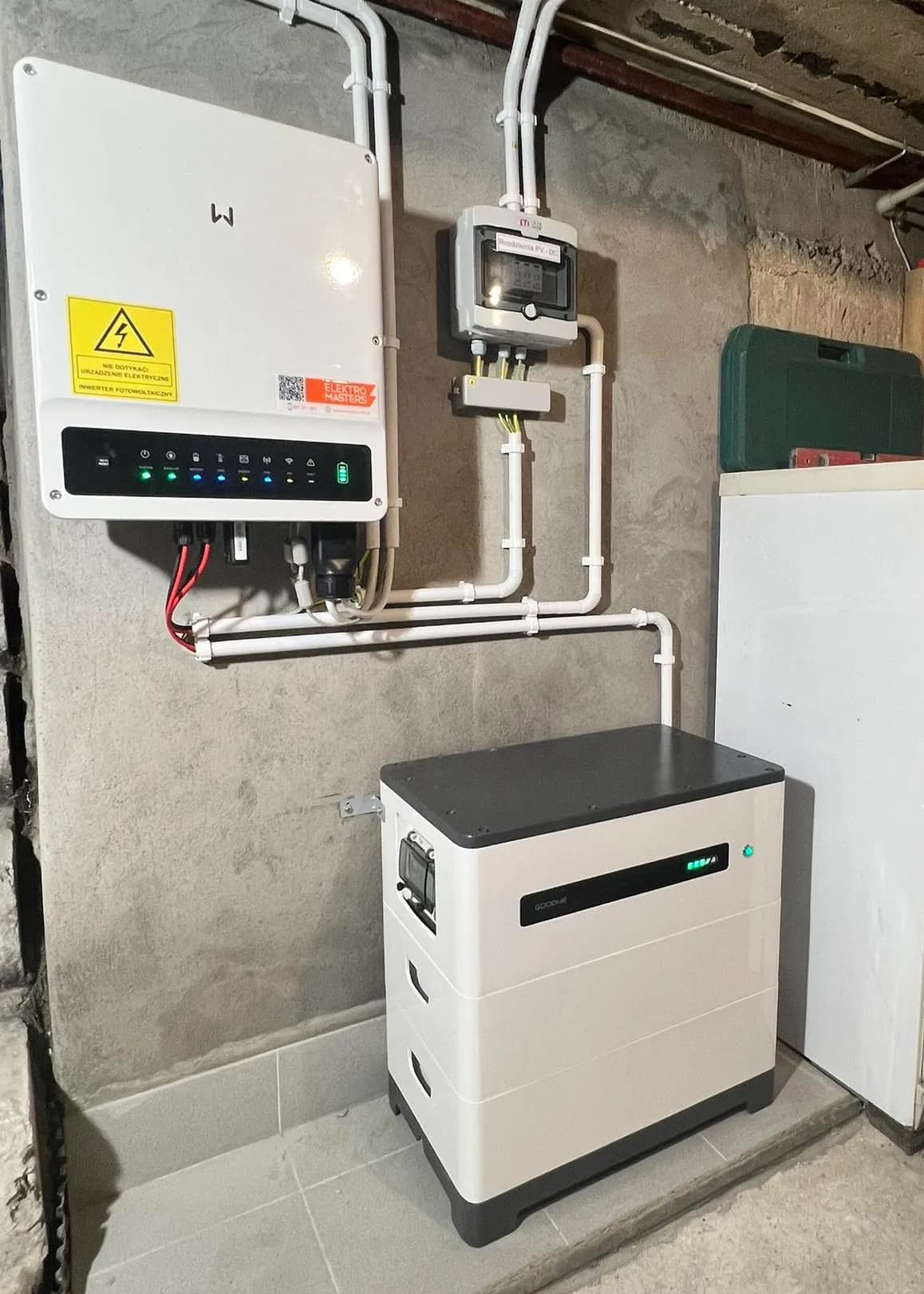 Realizacja GoodWe + Lynx 15 kWh - Warszawa