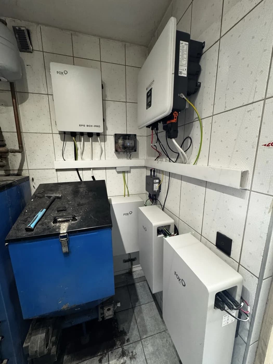 Montaż magazynu energii FoxESS 17,28 kWh w Gorzów Wielkopolski (1/3)
