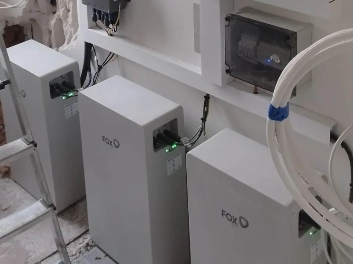 Montaż magazynu energii FoxESS 17,28 kWh w Słomin (1/3)