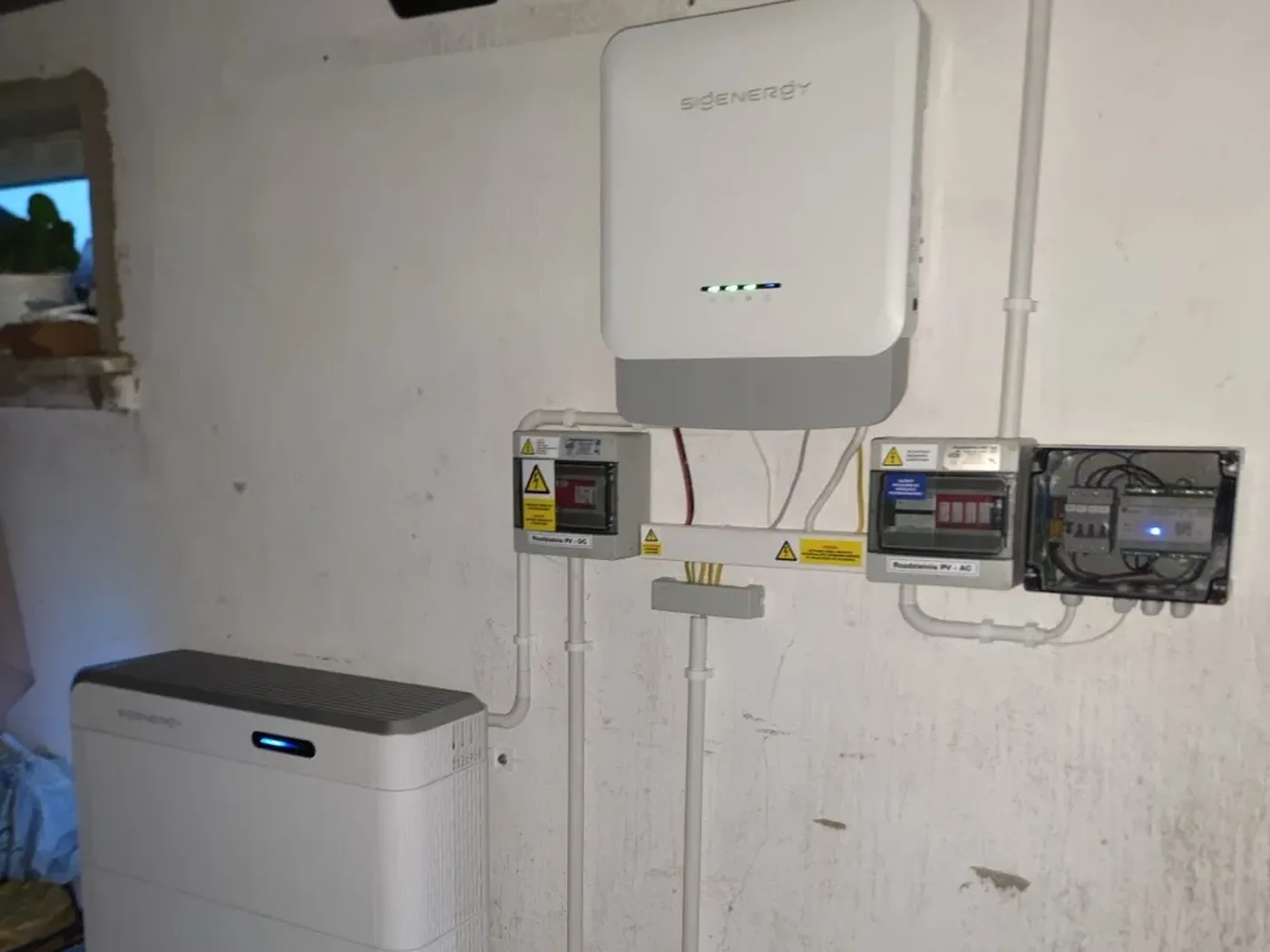 Montaż magazynu energii Sigenergy Retrofit 15 kWh w Zawiercie (1/1)